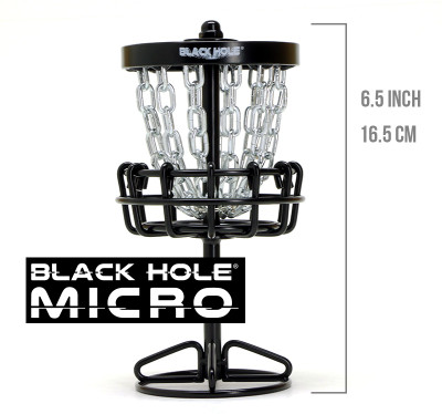 MVP BLACK HOLE MICRO DISC GOLF BASKET