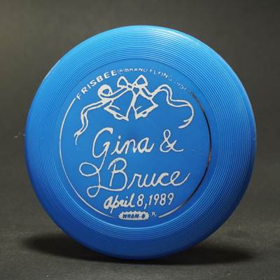 Wham-O Mini Frisbee - '89 Gina & Bruc3