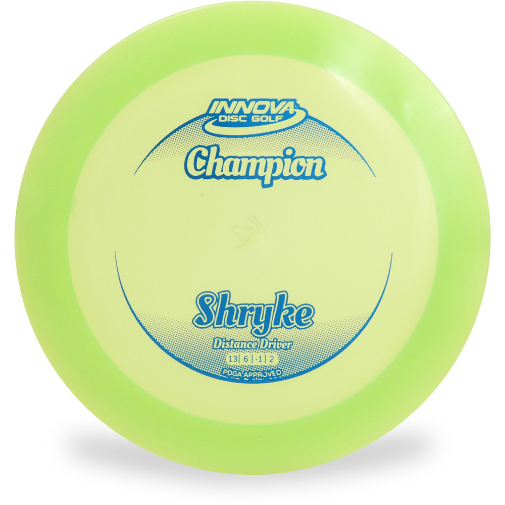 Innova CHAMPION SHRYKE Disc Golf Driver Green Top View