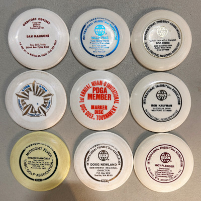 Wham-O 9-Pack Assorted Mini Frisbee Flying Discs Odyssey