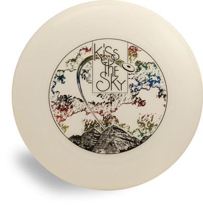 DISCRAFT GLOW ULTRA STAR - KISS THE SKY CUSTOM DESIGN ULTIMATE FRISBEE DISC
