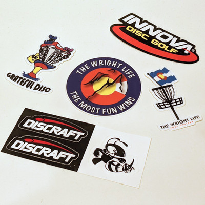 Disc Golf Sticker Pack - Set of 5