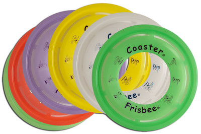Wham-O COASTER FRISBEE 6 PACK - Set of Six Flying Disc Rings